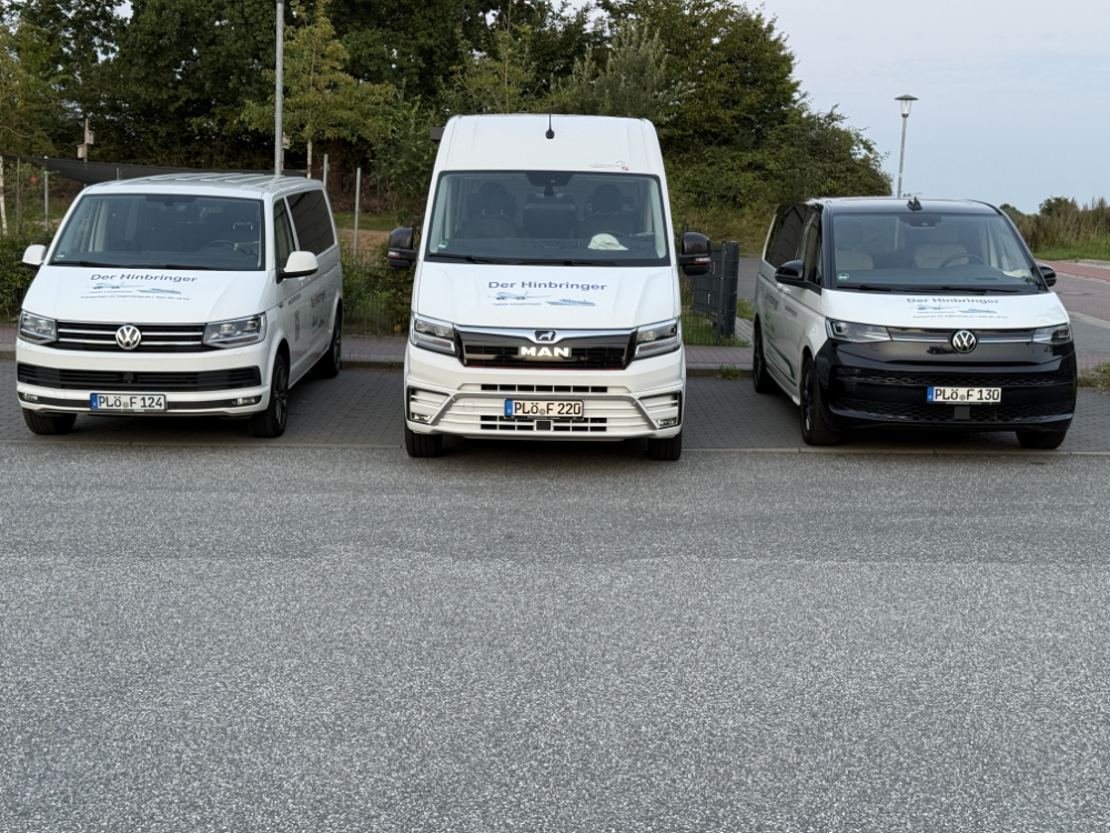 Der Hinbringer | Ein Bild des Fuhrparks